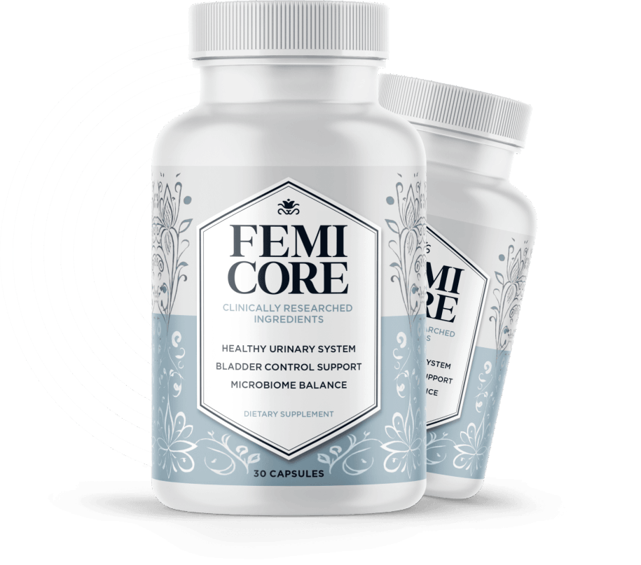 FemiCore natural bladder support supplement for women with probiotic and herbal formula